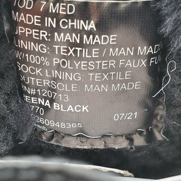 Totes Toddler Reena Black Waterproof Boots‎ Size 7T - Picture 6 of 7